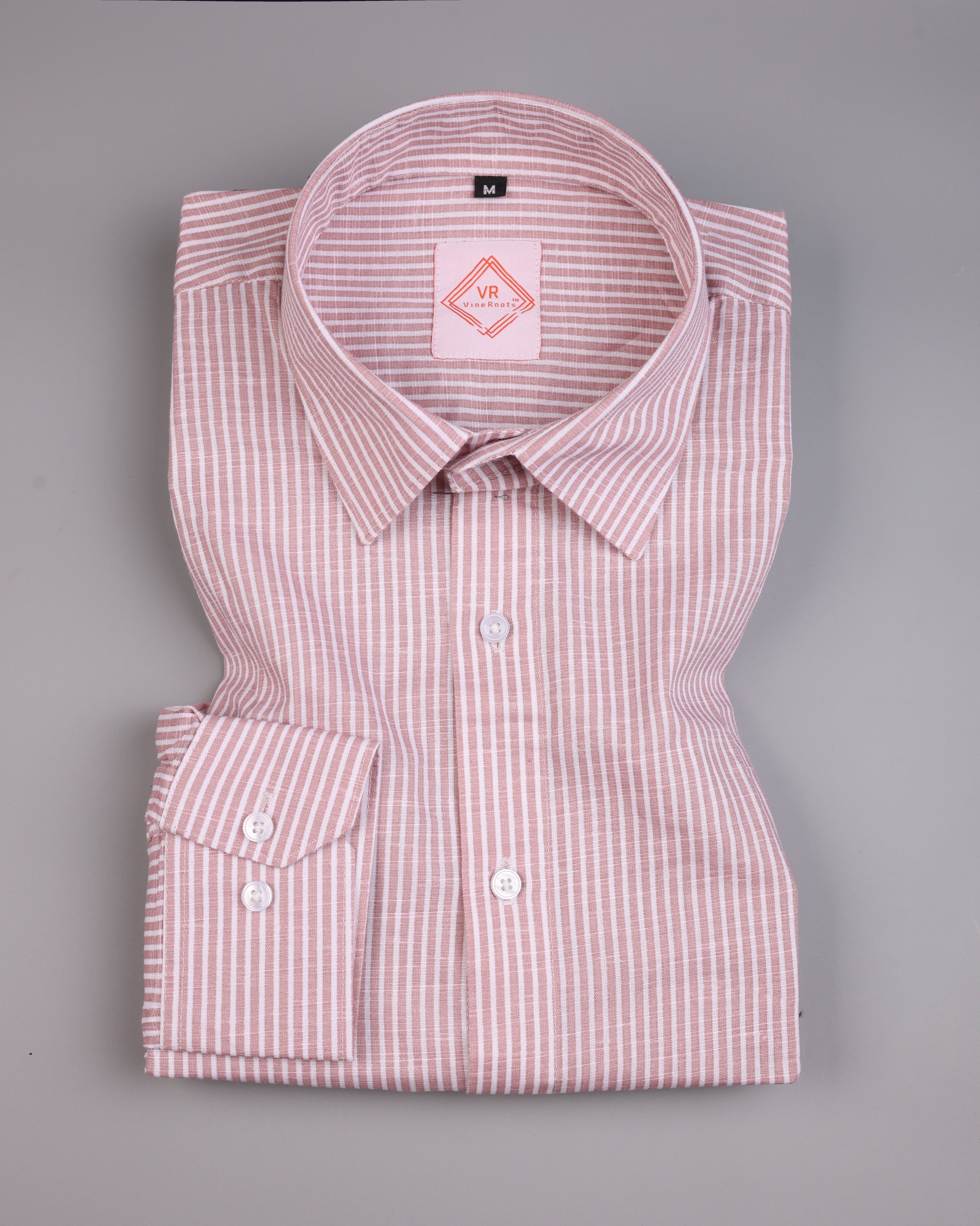 Brink Striped Premium Linen Shirt