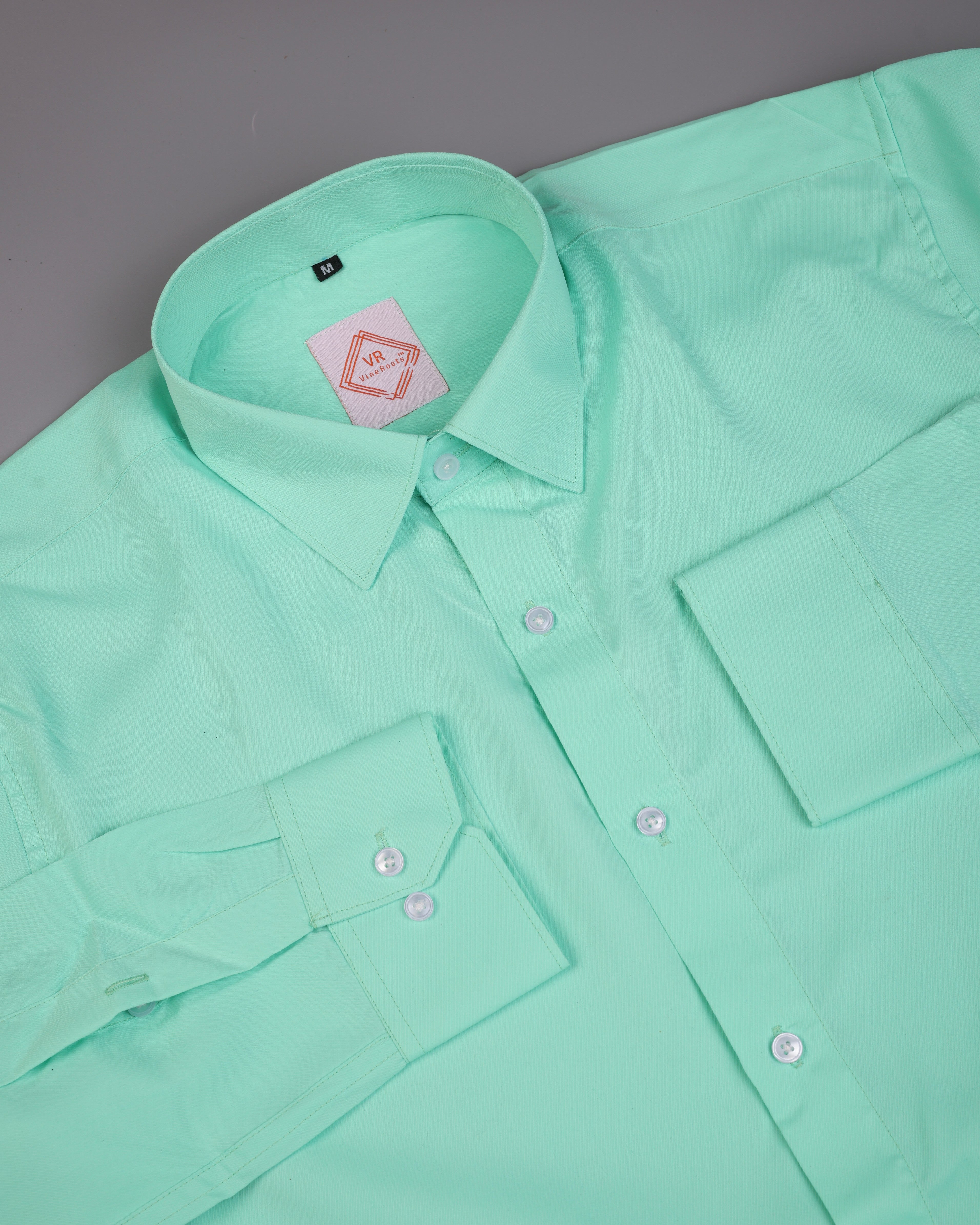 Carribean Plain Premium Cotton Shirt