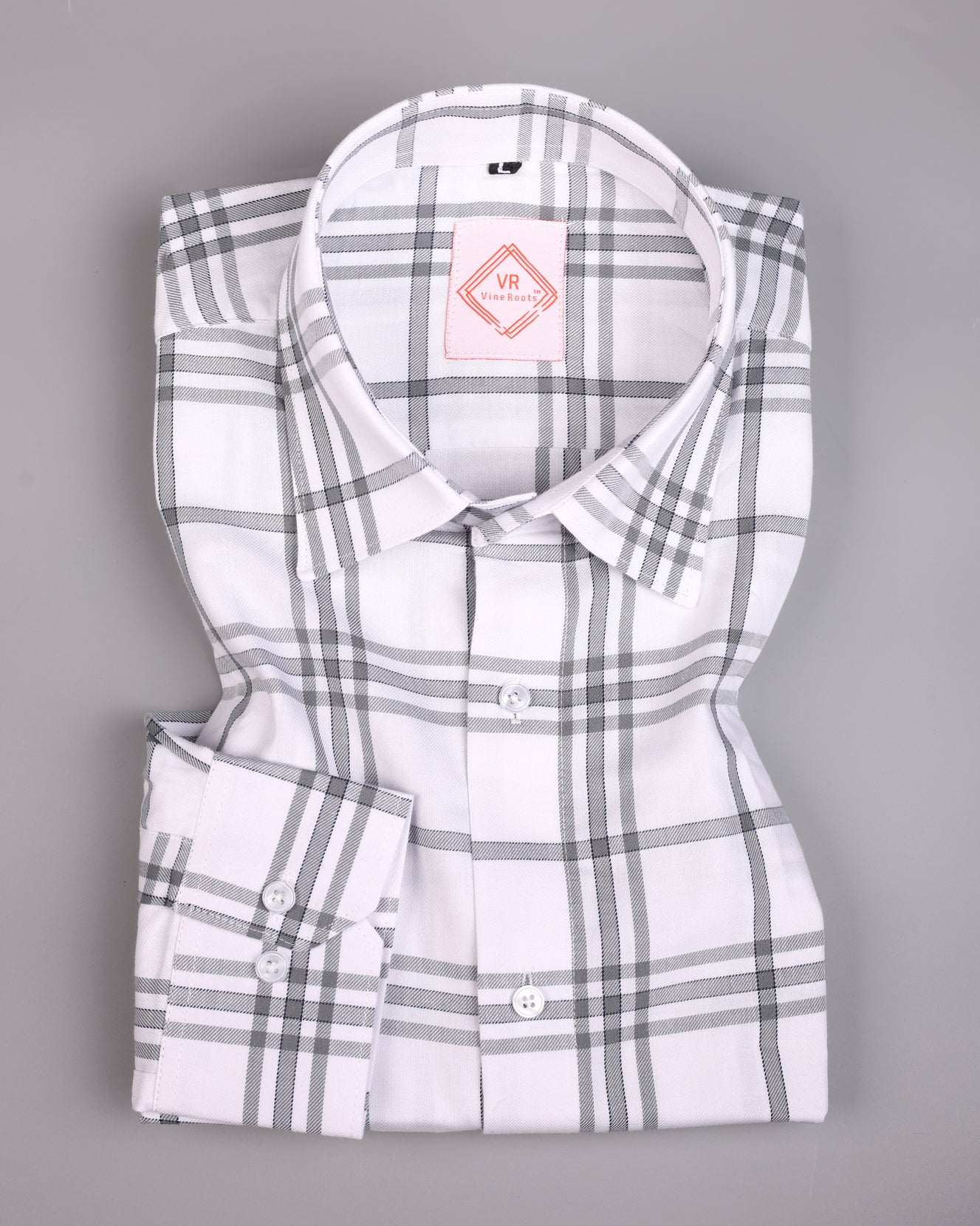 Bristum checked Shirt With Spread Collar