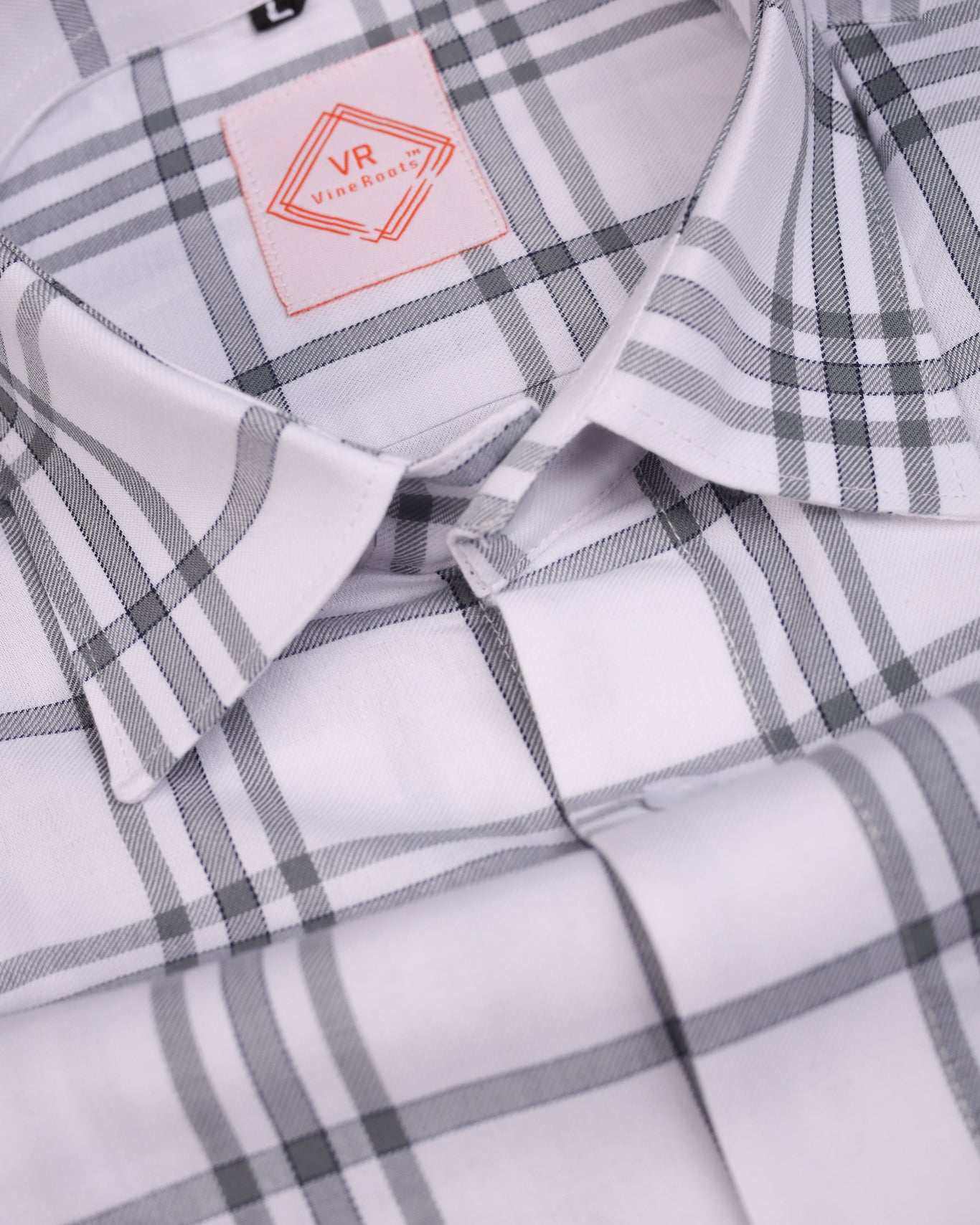 Bristum checked Shirt With Spread Collar