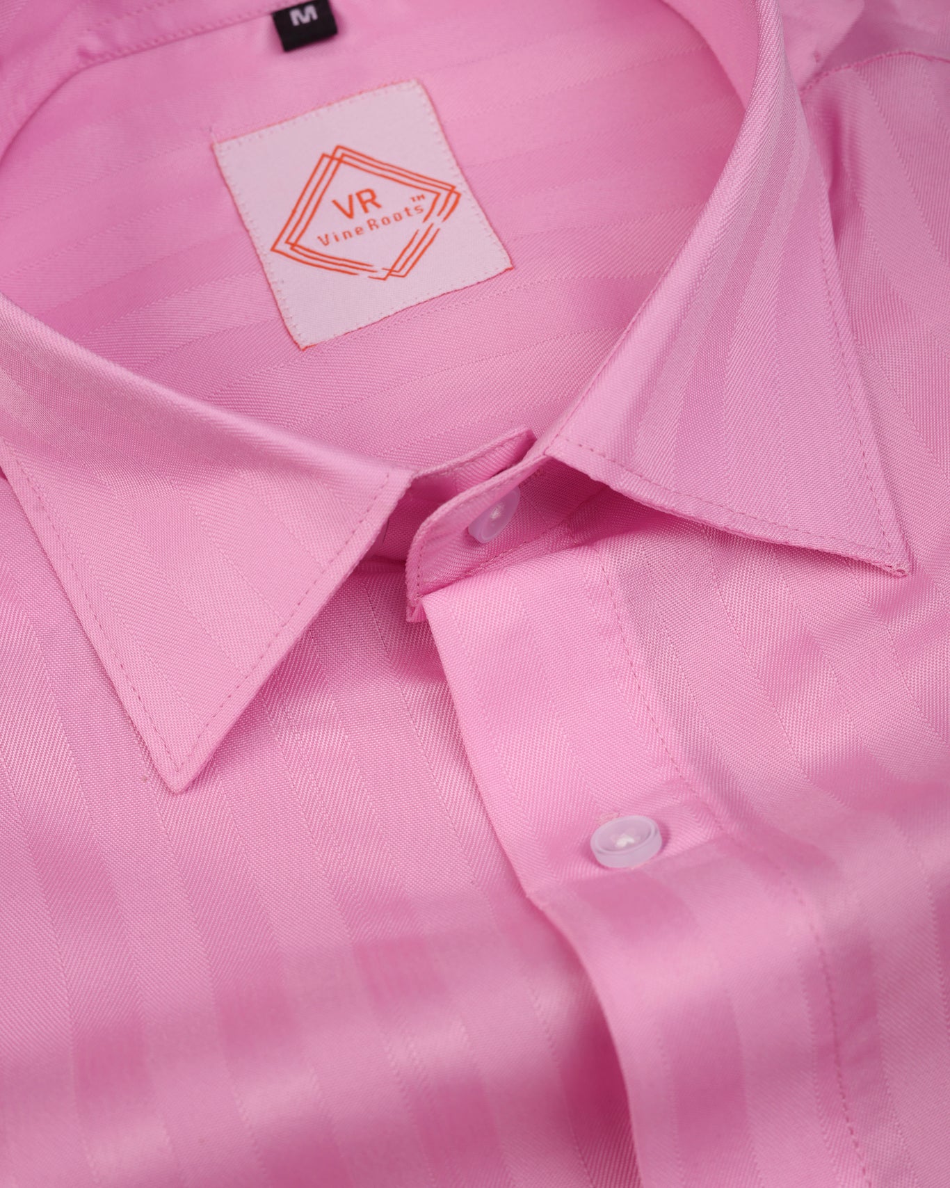 Pink Striped Premium Cotton Shirt