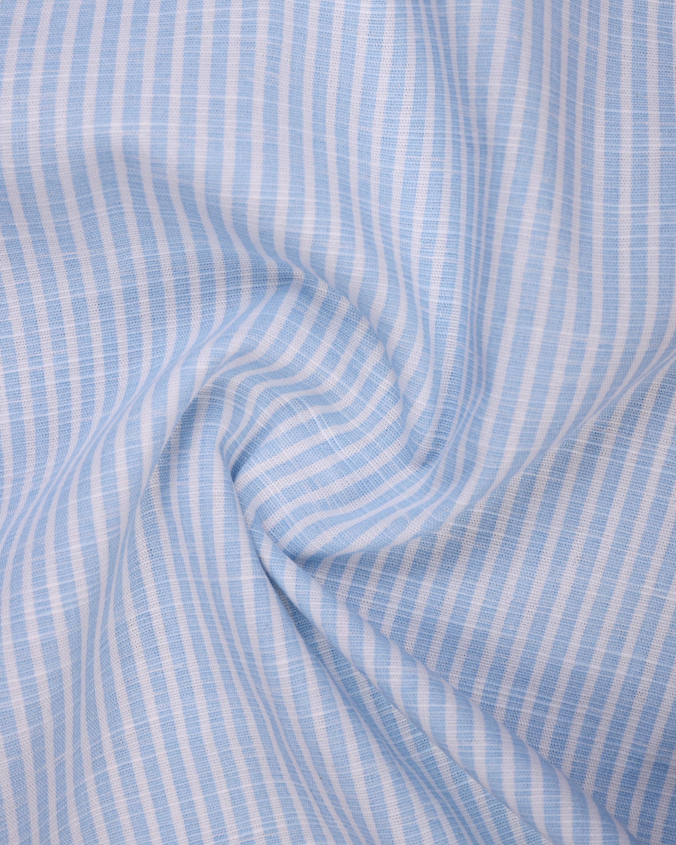 Blue-White Striped Premium Linen Shirt