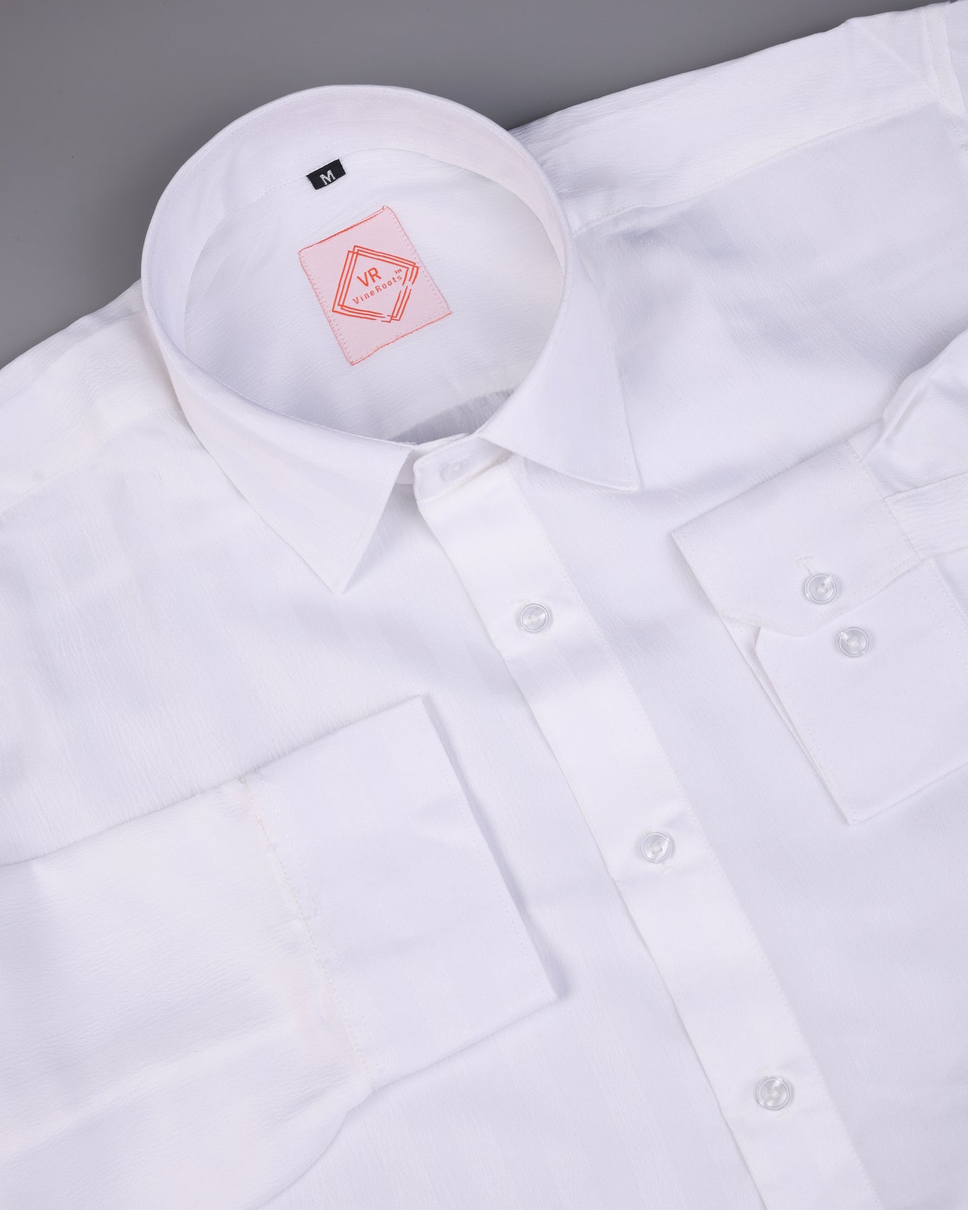 White Plain Premium Cotton Shirt