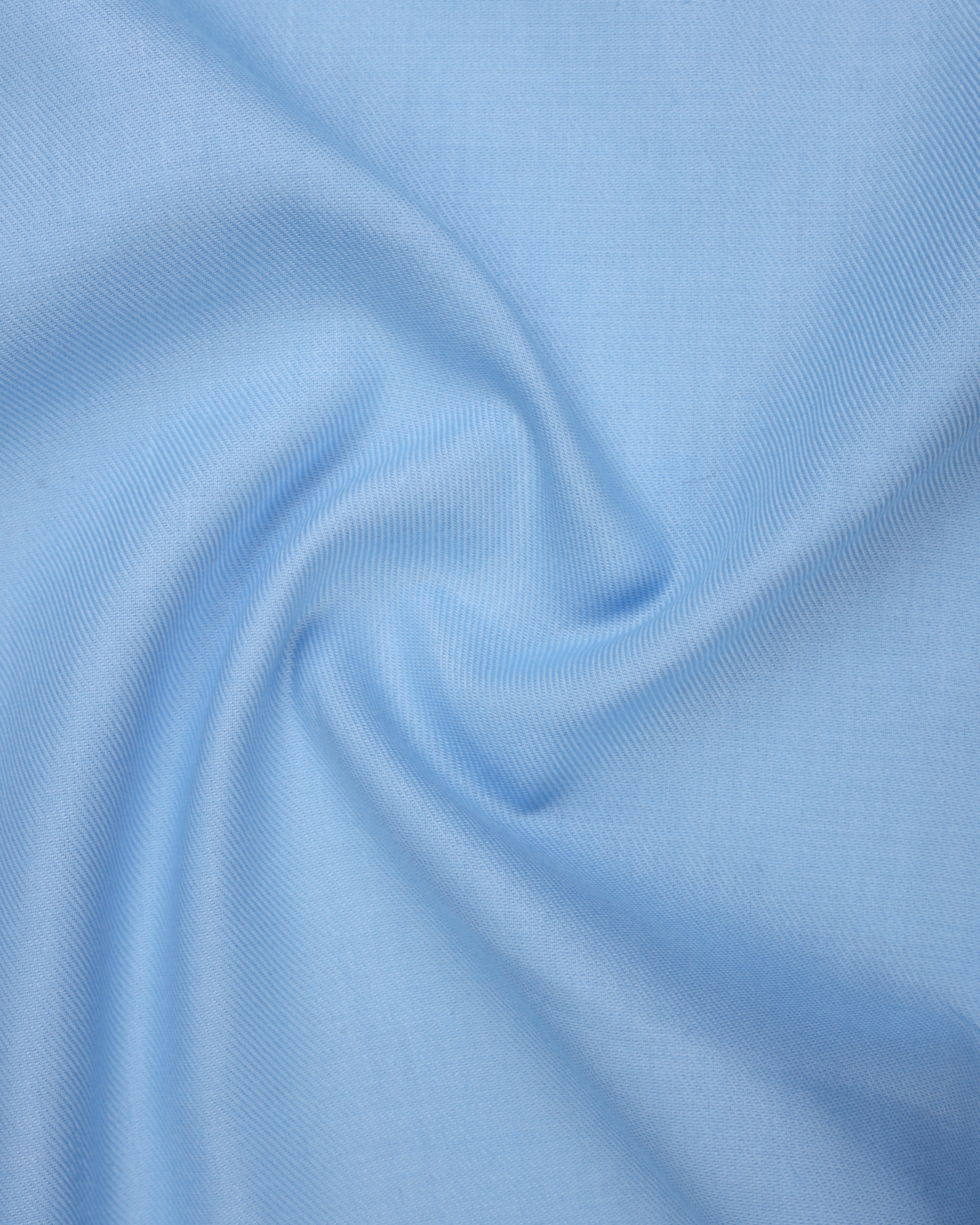 Arctic blue Plain Premium Cotton Shirt